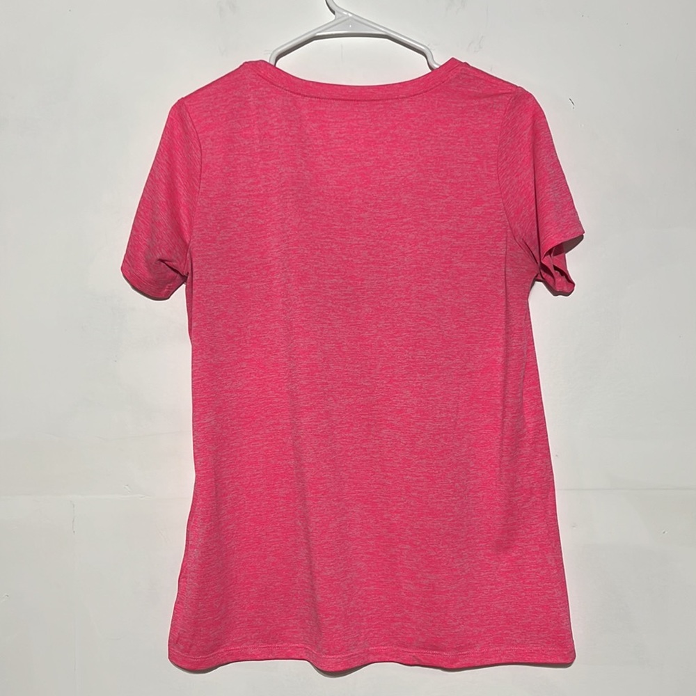 Nike Dri-Fit Hot Pink Scoop Neck Tee Size Large - Picture 6 of 6